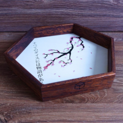 Piste à dés en bois - Kanji WADTKN01
