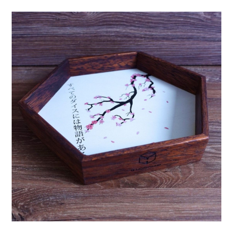 Piste à dés en bois - Kanji WADTKN01