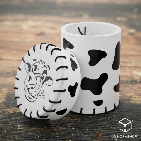 Coupe à Dés Vache - Cuir CCOW101 Coupe à Dés Vache - Cuir CCOW101