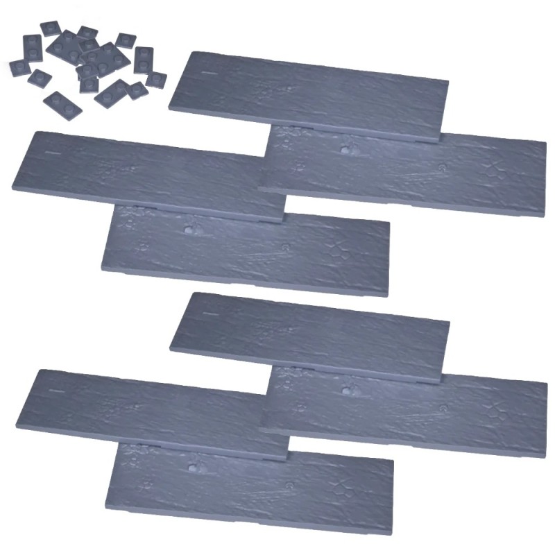 MGKWM141_Kings of War - Modular Plastic Base Set (120x40) x 8