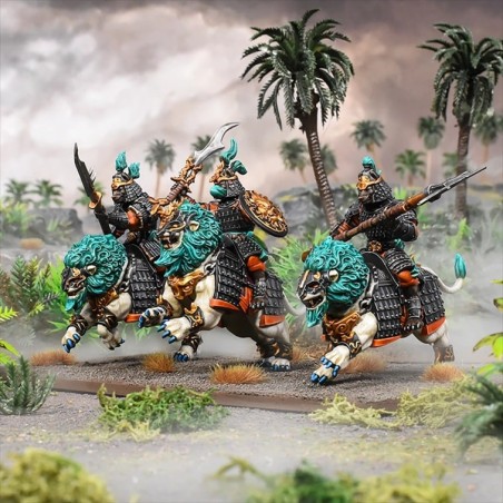 Préco - Kings of War - Xirkaali - Lionsnarl Cavalry Regiment Préco - Kings of War - Xirkaali - Lionsnarl Cavalry Regiment