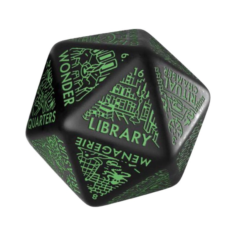 20VDGG02_Dé Générateur Donjon - Noir & Vert