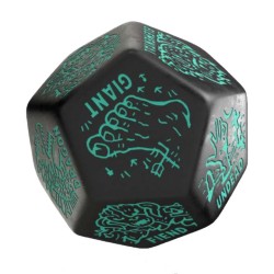 Dé Générateur Monstre  - Noir & Turquoise 12VMRG02