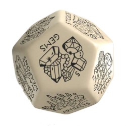 Dé Générateur Trésor - Beige & Noir 12VTRG01
