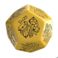 Dé Générateur Trésor - Jaune & Noir 12VTRG03