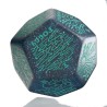 Dé Générateur Météo - Bleu Scintillant & Turquoise 12VWTG03