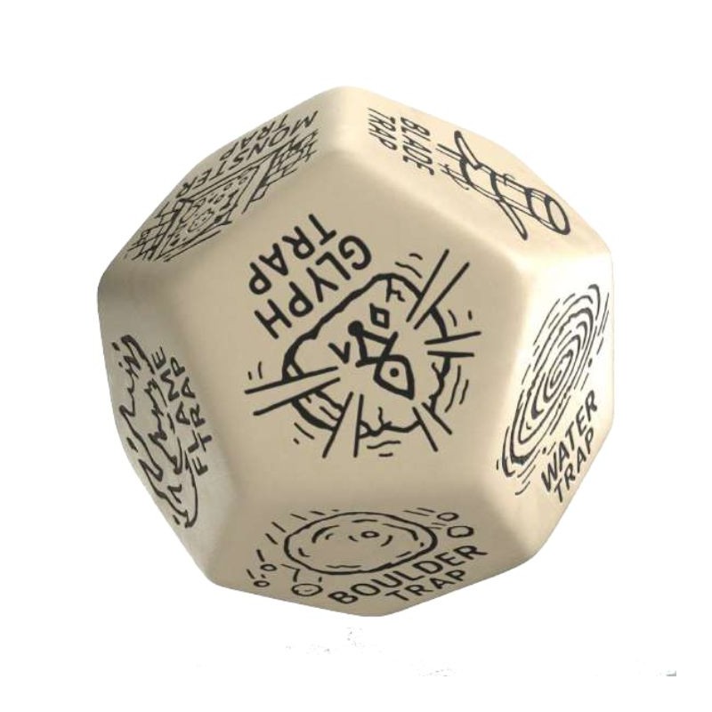 Dé Générateur Piège - Beige & Noir 12VTPG01