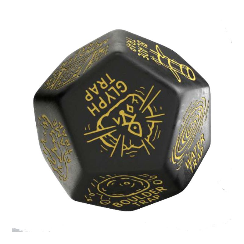 Dé Générateur Piège - Noir & Jaune 12VTPG03
