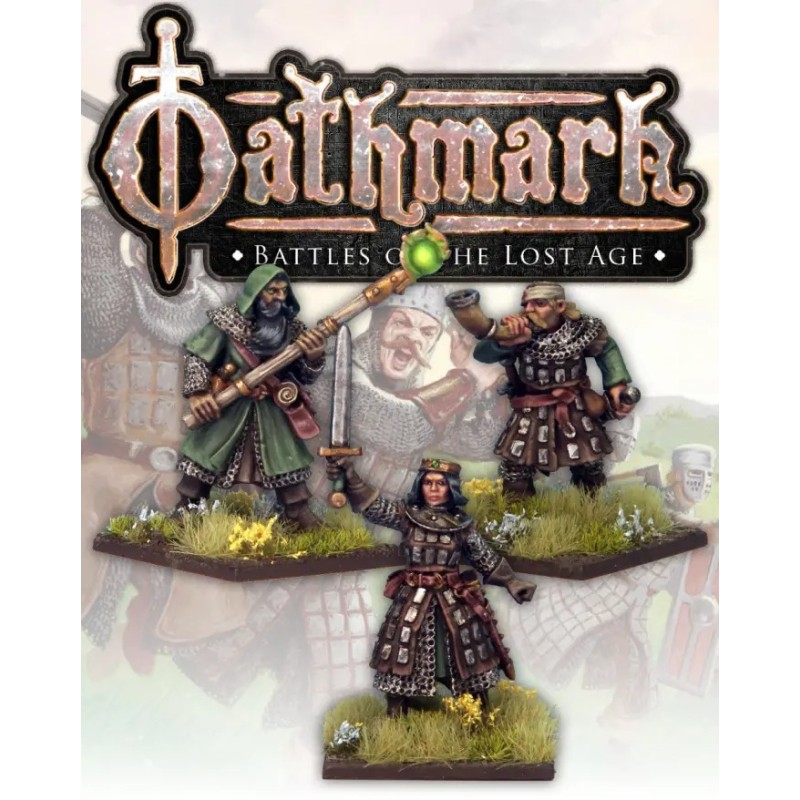 Préco - Oathmark - Human Queen, Wizard and Musician III