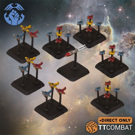 TTDFX-RES-100 Dropfleet Commander - Resistance Launch Assets