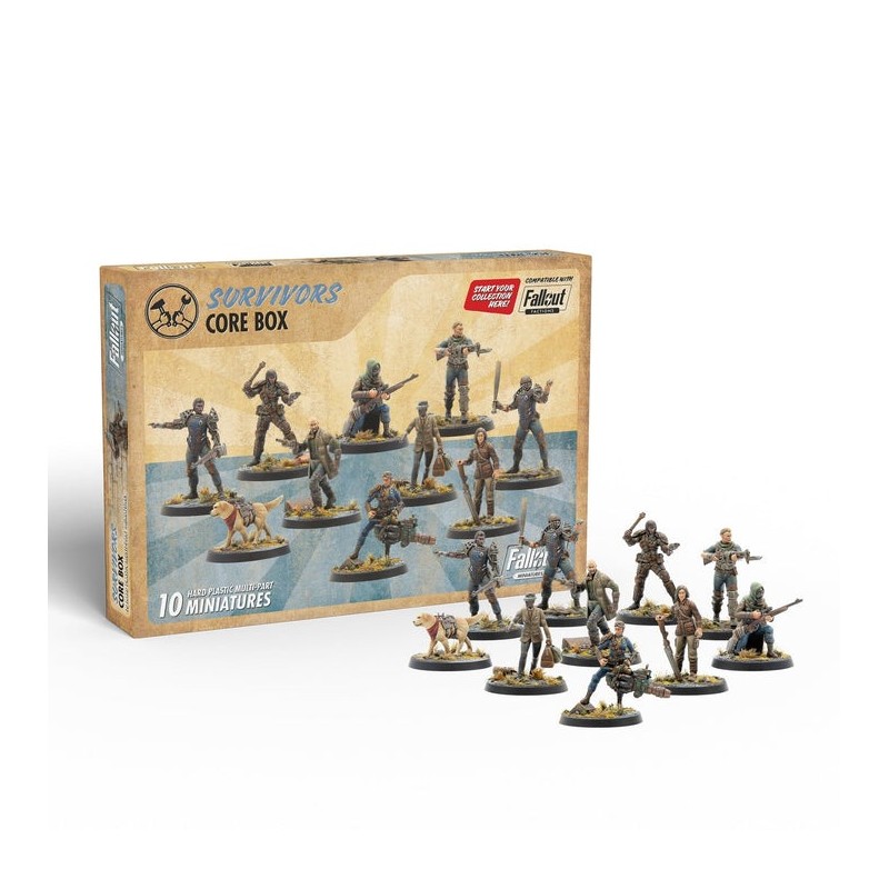 MUH01620112 Fallout Wasteland Warfare - Wasteland Survivors Core Set (Plastic)