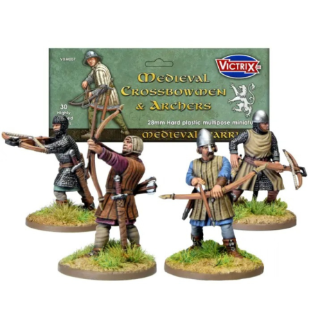 Victrix Miniatures - Medieval Crossbowmen & Archers VXM007
