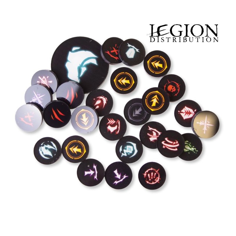 ECNWACC01_Eldfall Chronicles - Acrylic Token Set