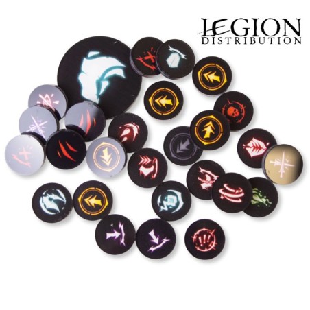 ECNWACC01_Eldfall Chronicles - Acrylic Token Set