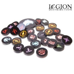 Préco - Eldfall Chronicles - Acrylic Token Set (ENG)