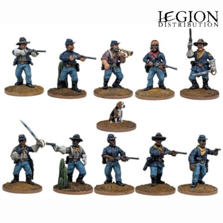 DMHP006_Dead Man’s Hand - US Cavalry/Buffalo Soldiers Plastic Box Set