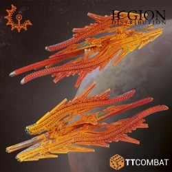 Préco - Dropfleet Commander - Shaltari Battlecruisers (Plastique)