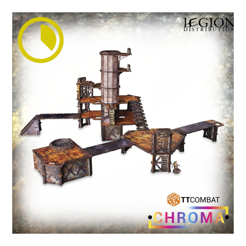 TT Combat - Chroma - Wonderhive Refinery (Yellow) Prépeint  TTSUV-INH-1002