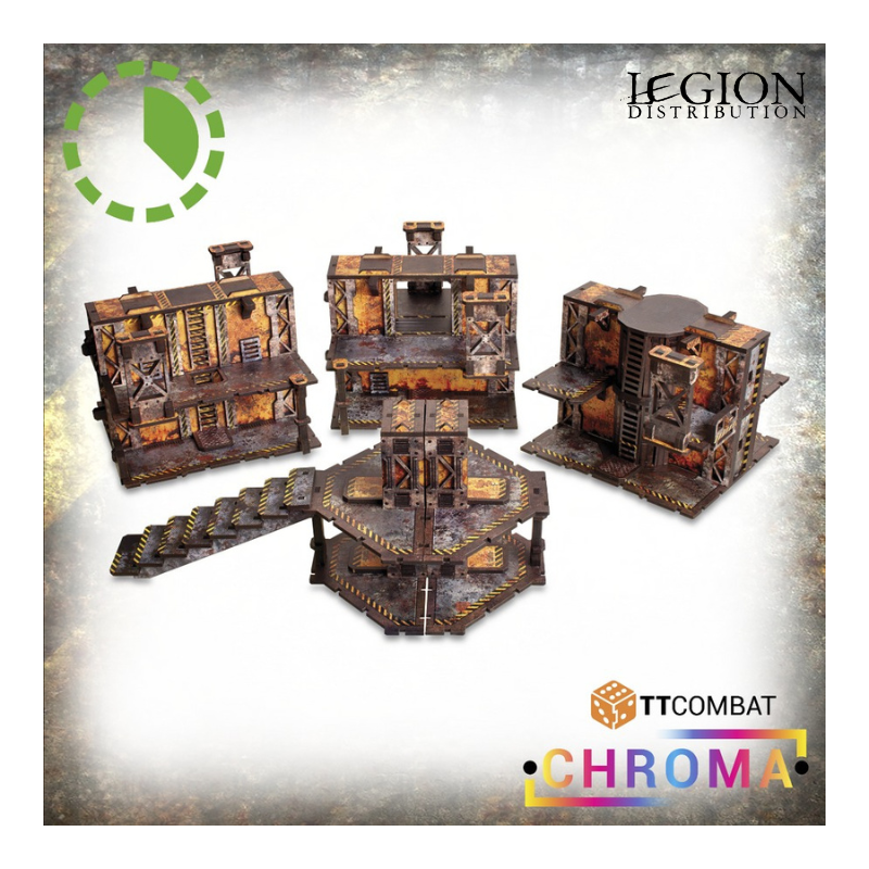 TT Combat - Chroma - Wonderhive Arcology (Yellow) Prépeint  TTSUV-INH-1017