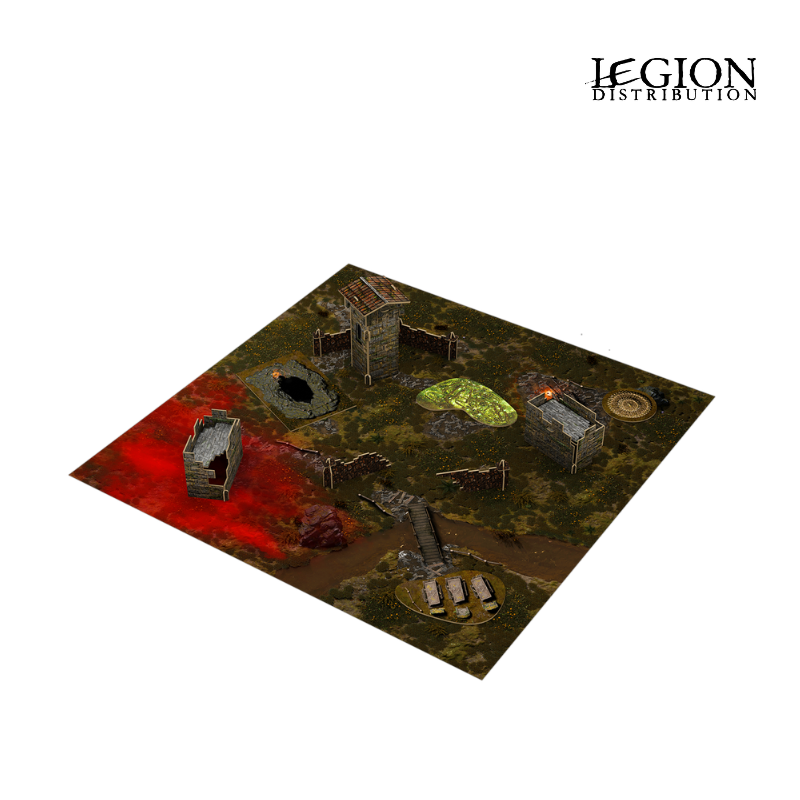 Warcrow - Assail Borderlands Scenery Pack WW20007-0050