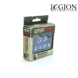 Préco - Achtung! Cthulhu - Set de dés bleus Blauer Kristall