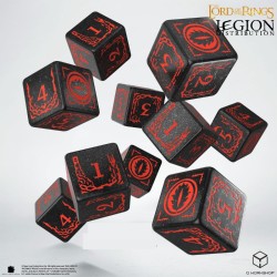 LOTR/190166/MOR/B The Lord of the Rings - Set de dés Mordor 10xD6