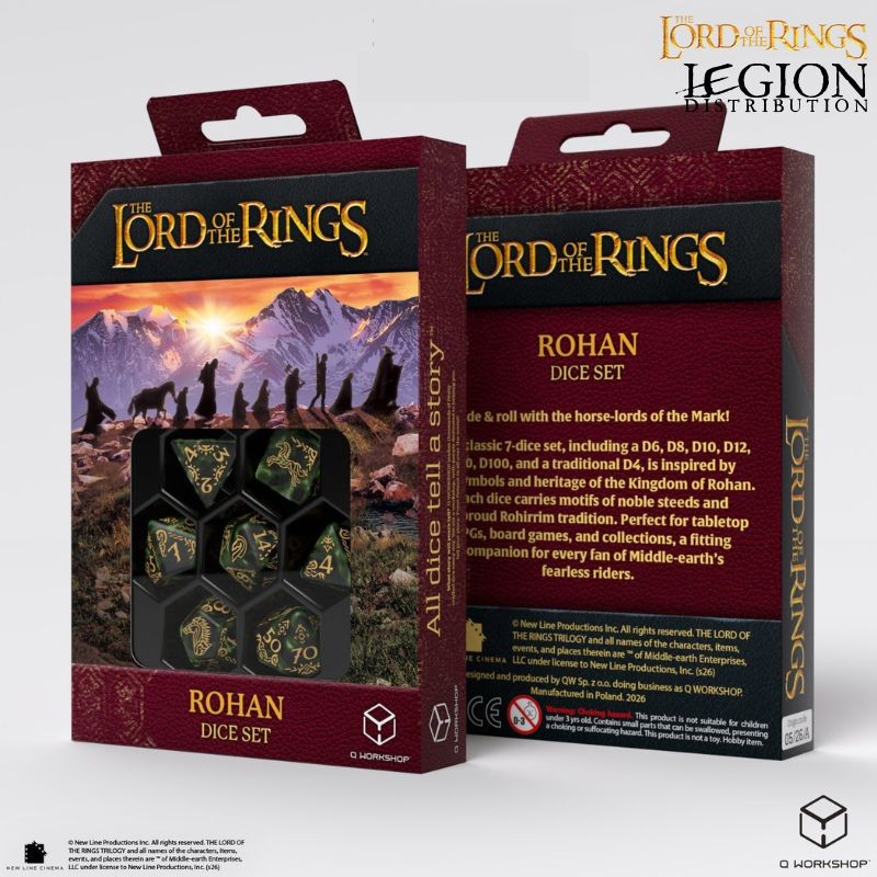 The Lord of the Rings - Set de dés Rohan