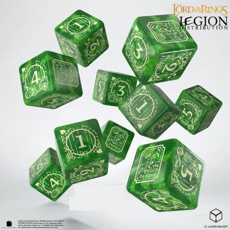 LOTR/190166/SHI/B_The Lord of the Rings - Set de dés Comté 10xD6