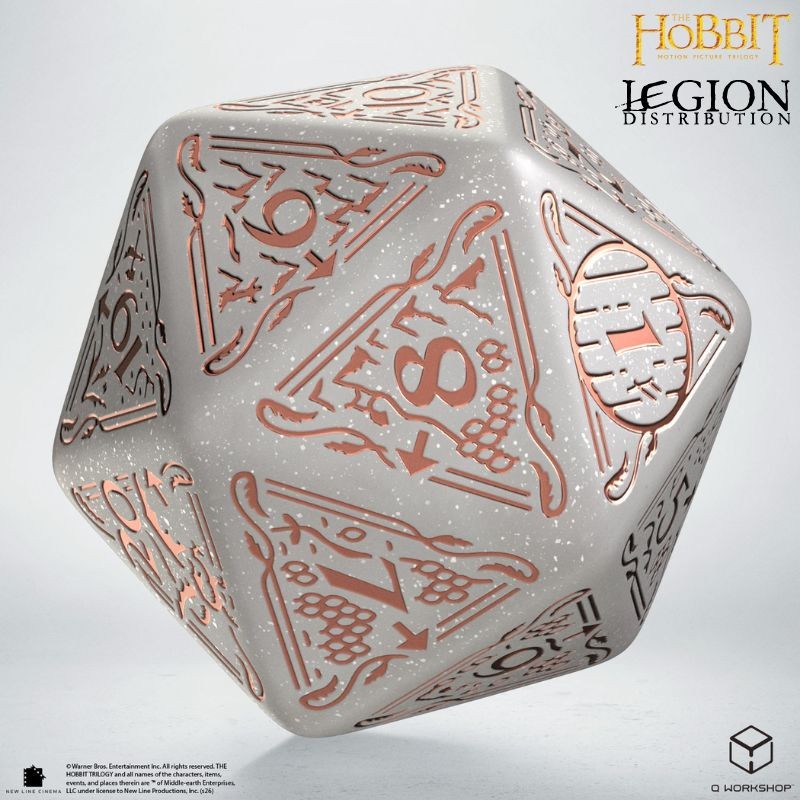 HOB/190166/20LEV05_Le Hobbit TCG – D20 Compteur de niveau - Jumbo Éclatant