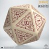 HOB/190166/20LEV09_Le Hobbit TCG – D20 Compteur de niveau - Jumbo Terra