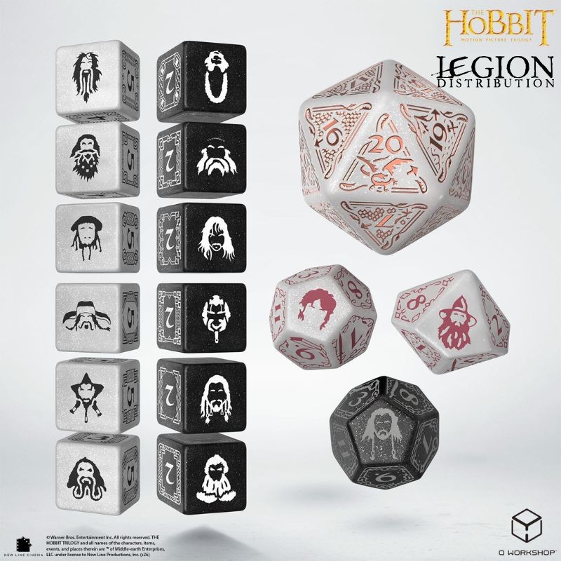 HOB/190166/TCGS05_Le Hobbit TCG - Set de dés - Aube radieuse