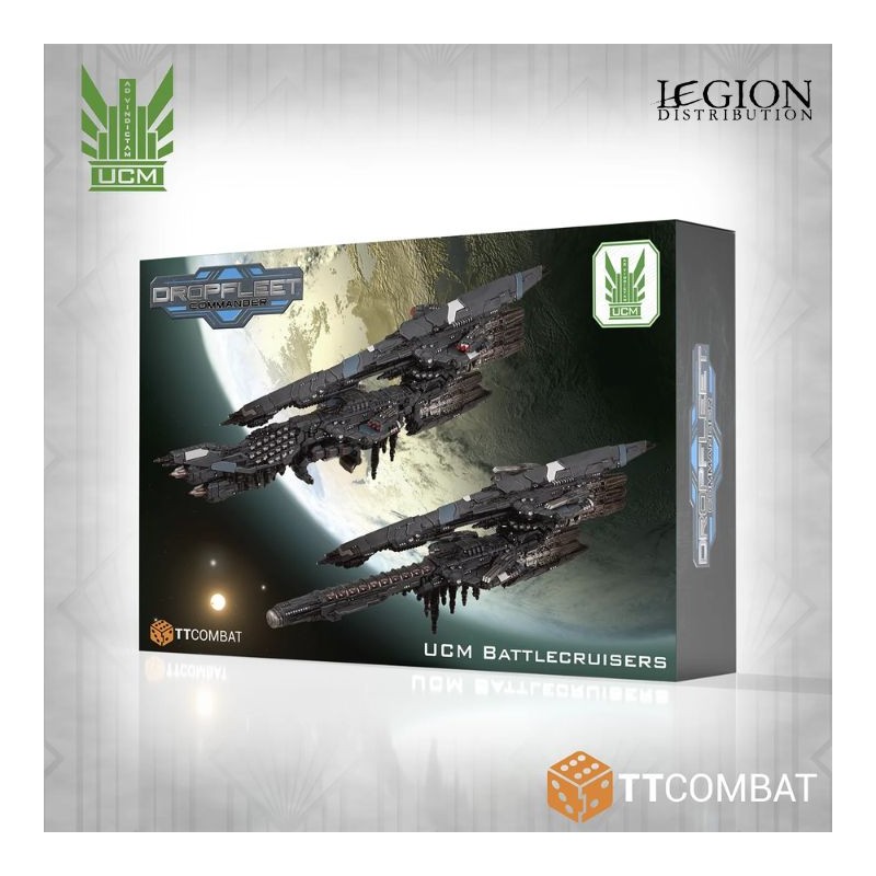 TTDFX-UCM-024_Dropfleet Commander - UCM Battlecruisers (plastique)
