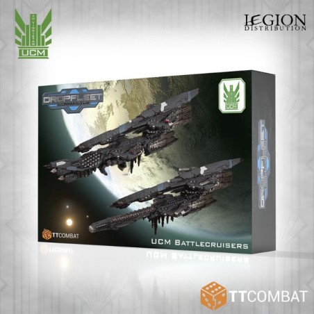 TTDFX-UCM-024_Dropfleet Commander - UCM Battlecruisers (plastique)