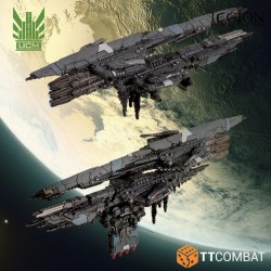 Préco - Dropfleet Commander - UCM Battlecruisers (plastique)