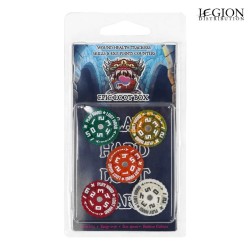 Préco - Epic Loot Box - Compteurs de Points Ronds 25mm (0-59) 5 pièces