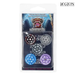 Préco - Epic Loot Box - Compteurs de Points Ronds 25mm (0-59) 5 pièces