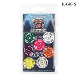 Préco - Epic Loot Box - Compteurs de Points Ronds 25mm (0-9) 7 pièces
