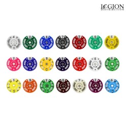 Préco - Epic Loot Box - Compteurs de Points Ronds 25mm (0-9) 7 pièces