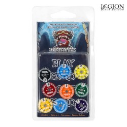 Préco - Epic Loot Box - Compteurs de Points Ronds 20mm (0-9) 9 pièces