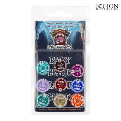 Préco - Epic Loot Box - Compteurs de Points Ronds 20mm (0-9) 9 pièces