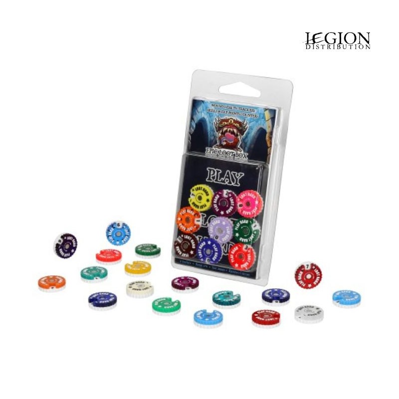 WT-2509C9_Epic Loot Box - Compteurs de Points Ronds 20mm (0-9) 9 pièces