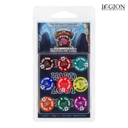 Préco - Epic Loot Box - Compteurs de Points Ronds 20mm (0-9) 9 pièces