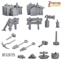Préco - Dungeons & Lasers - Décors - Dwarven Train Set