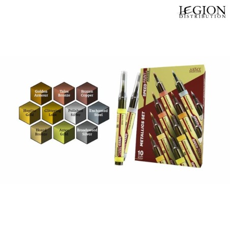 Army Painter - Speedpaint Markers Metallic Set SM8002