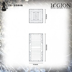 Préco - TTCombat - Chroma - Freight Containers - Bleu Prépeint