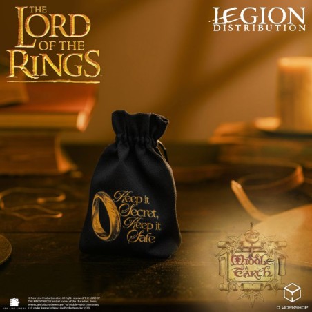 LOTR/POU/190166/ONR_The Lord of the Rings - Sac à dés L'Anneau Unique – Edition Gardez-le secret
