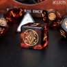 Préco - Artefact Games - Set de dés D&D - Le Fléau du Mauvais Œil