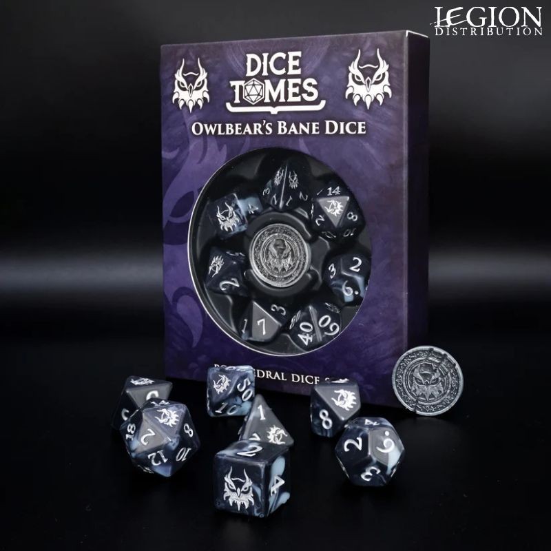 Artefact Games - Set de dés D&D - Le Fléau de l'Ours-Hibou