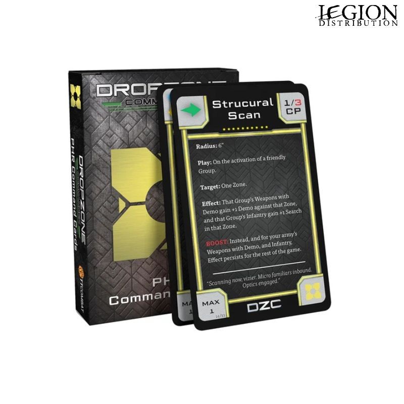 TTDZX-PHR-049_Dropzone Commander - PHR Command Cards (ENG)