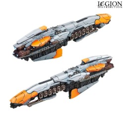 Préco - Dropfleet Commander - Resistance Plastic Battlecruisers
